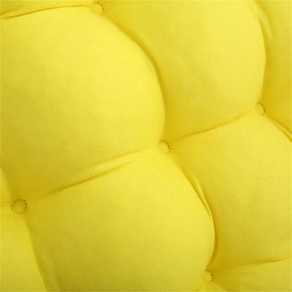 Solid Square Chair Cushion – Soft Cotton Upholstery for Office, Home, Car, and Garden Sun Lounge Seat