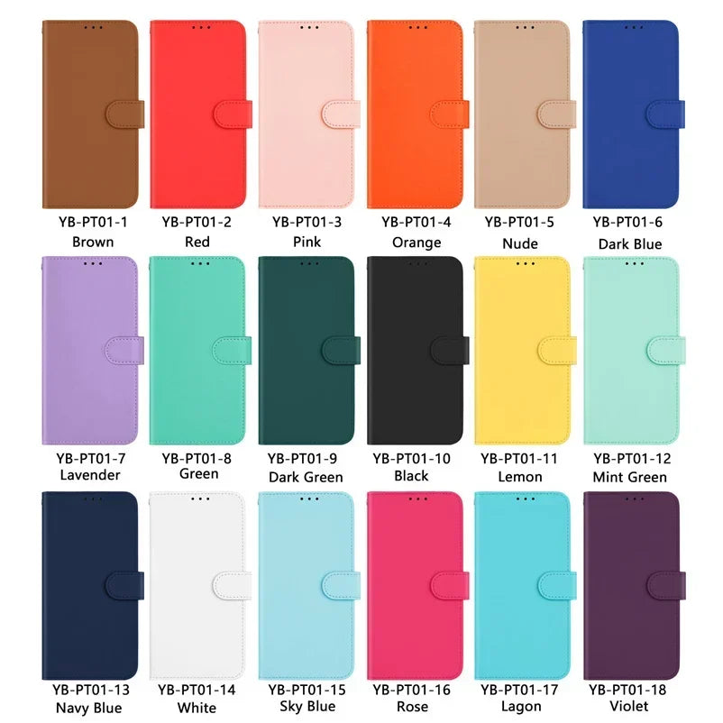 iPhone 16 Series Wallet Leather Flip Case – Protective Cover for 16, 16 Pro, 16 Pro Max & 16 Plus