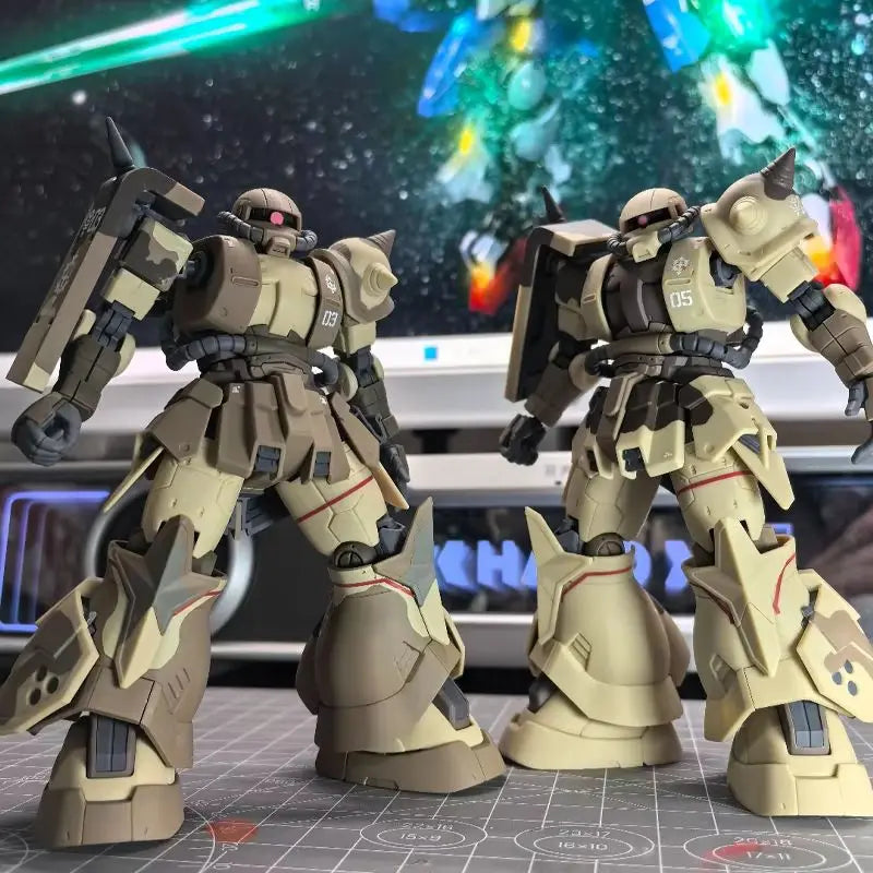 HG 1/144 MS-06GD Zaku Southern Cross Action Figure – Plastic Robot Model for Kids Educational Toy & Gift