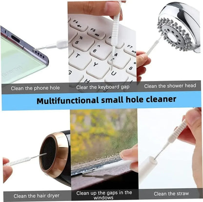 Phone Charging Port Dust Plug & Cleaner Kit - USB Port Cleaning Brush for iPhone 14/13 Pro Max & Electronics