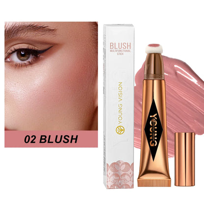 Multifunctional Liquid Blush & Contour Stick – Waterproof, Silky All-in-One Creamy Texture for Face & Eyes
