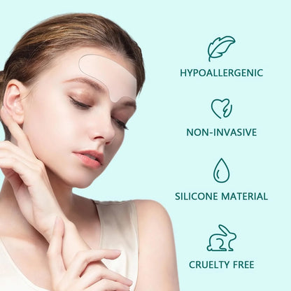 Reusable Silicone Wrinkle Patches – Anti-Wrinkle Pads for Face, Forehead, Neck & Eyes | Skin Care Stickers