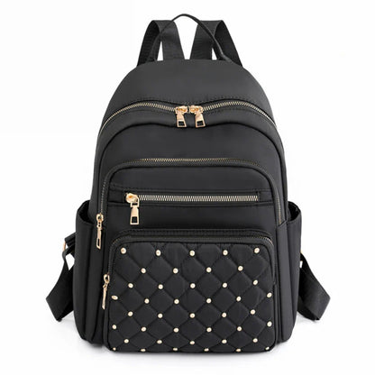 High-Quality Nylon Women's Backpack - Large Capacity, Versatile and Casual Travel Shoulder Bag for Teens