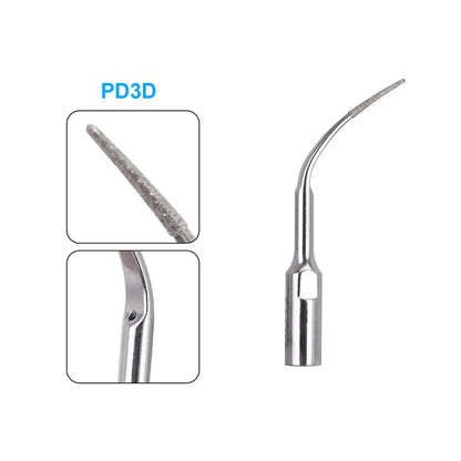 AZDENT 5pcs Dental Scaler Tips – Compatible with EMS, WOODPECKER, SATELEC, DTE, NSK Ultrasonic Scalers