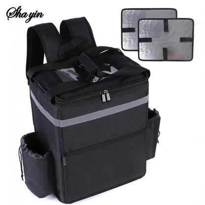 Insulated Delivery Backpack – 30L Thermal Food Bag for Riders, Large Capacity Takeout and Grocery Backpack