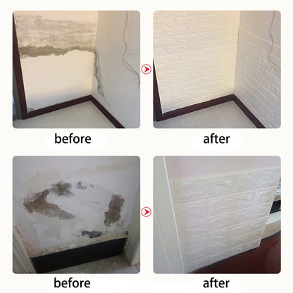 3D Self-Adhesive Foam Brick Wallpaper – Antique Waterproof Wall Stickers for Living Room & Bedroom Decoration