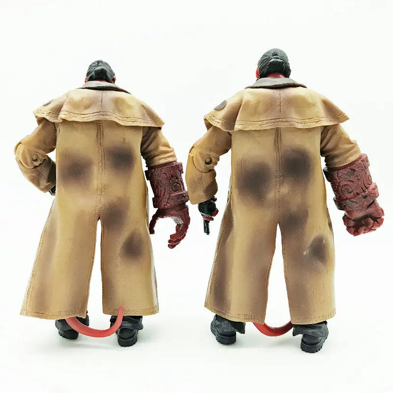 Mezco Studio Hellboy 7" Figure – Trenchcoat Variant PVC Collectible Toy Doll Gift