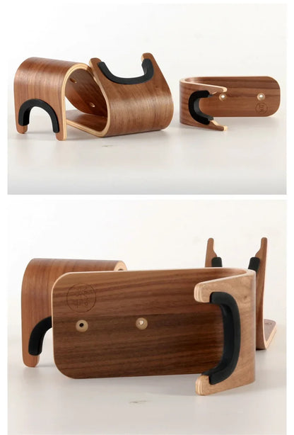 Wall-Mounted Stringed Instrument Hanger — Space-Saving Guitar & Musical Instrument Holder