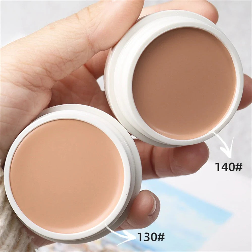 Waterproof Full Coverage Concealer – Natural Finish Foundation for Tattoos, Scars, Dark Circles, Acne, and All Skin Types