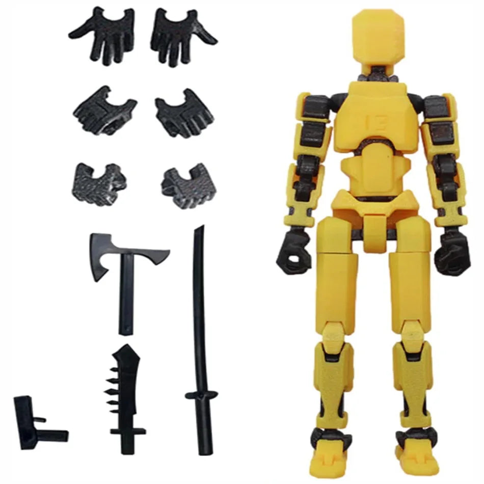 Titan 13 Action Figures – 3D Printed Multi-Jointed Movable Lucky 13 & Nova 13 Collectibles