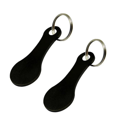 Shopping Cart Token Keychain – Portable Stainless Steel Key Ring for Daily Use Accessories