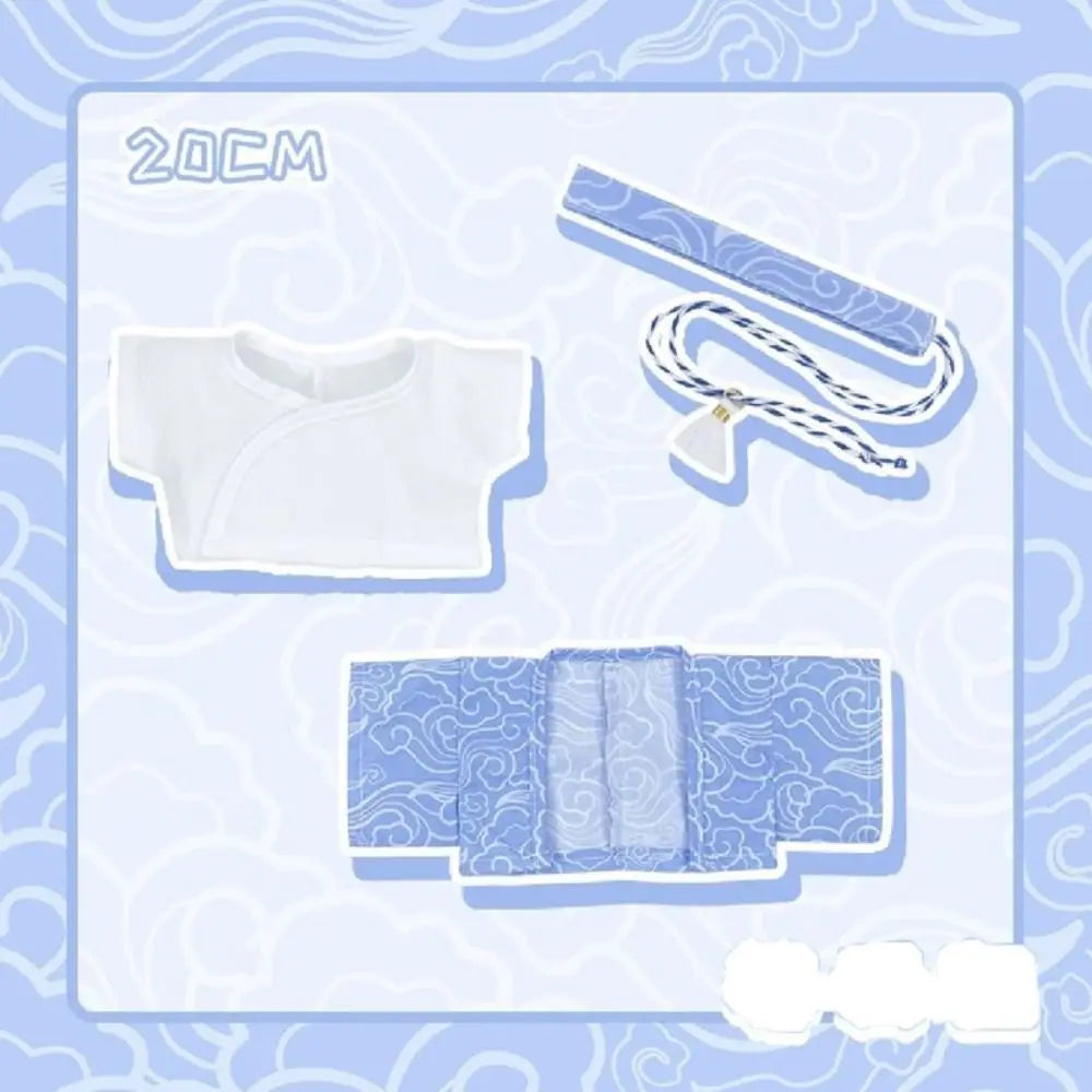 Kawaii 20CM Doll Clothes Set — Ancient Style Robe Outfit for DIY Doll Accessories and Fashion Doll Costume