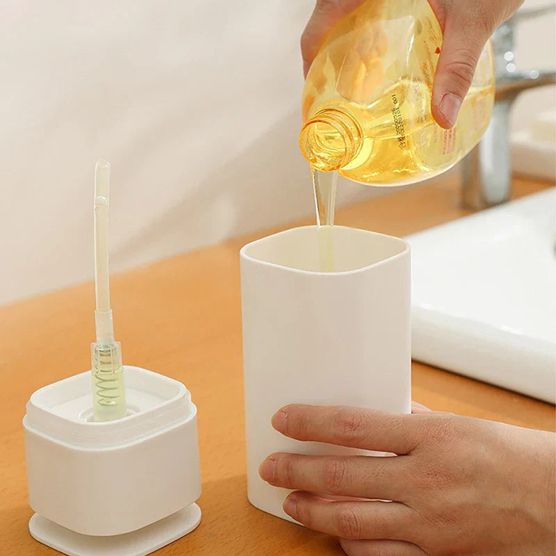 Kitchen Sink Soap Dispenser - Countertop Dish and Hand Washing Soap Storage Container - Convenient Bathroom Soap Dispenser