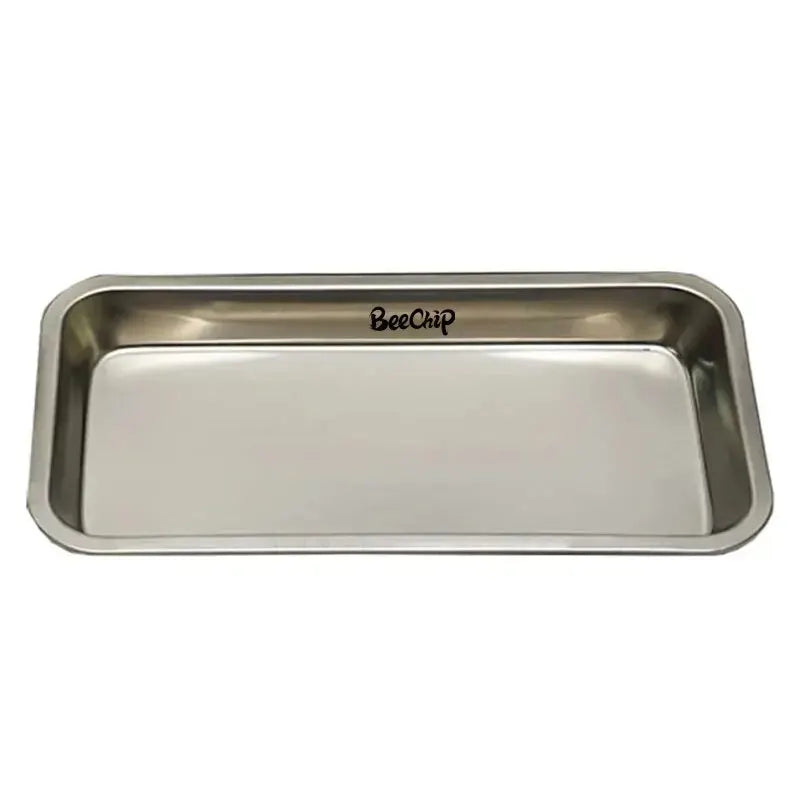 Stainless Steel Cosmetic & Tattoo Storage Tray – Dental, Nail Display, and Equipment Organizer