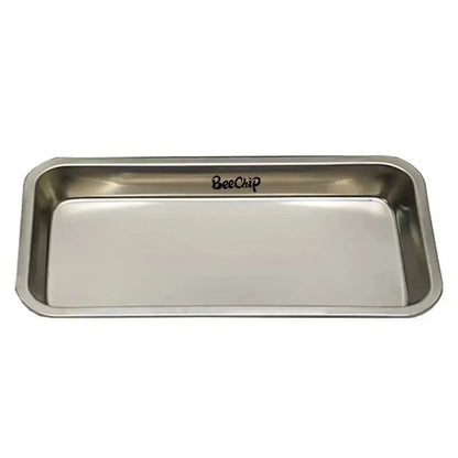 Stainless Steel Cosmetic & Tattoo Storage Tray – Dental, Nail Display, and Equipment Organizer