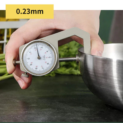 304 Stainless Steel Non-Stick Frying Pan - Uncoated Steak Cookware for Gas Stove and Induction Cooker