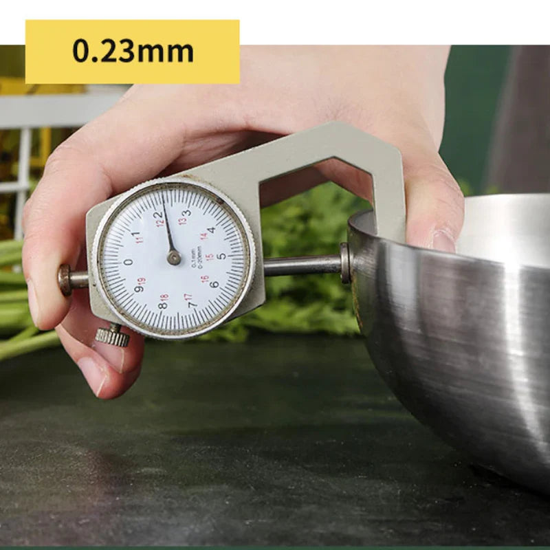 304 Stainless Steel Frying Pan – Non-Stick Skillet for Steak, Gas & Induction Cooking