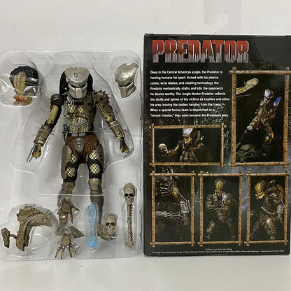NECA Jungle Hunter Predator Action Figure – Alien Collectible Model, Joint Movable Doll, New Year Gift for Children