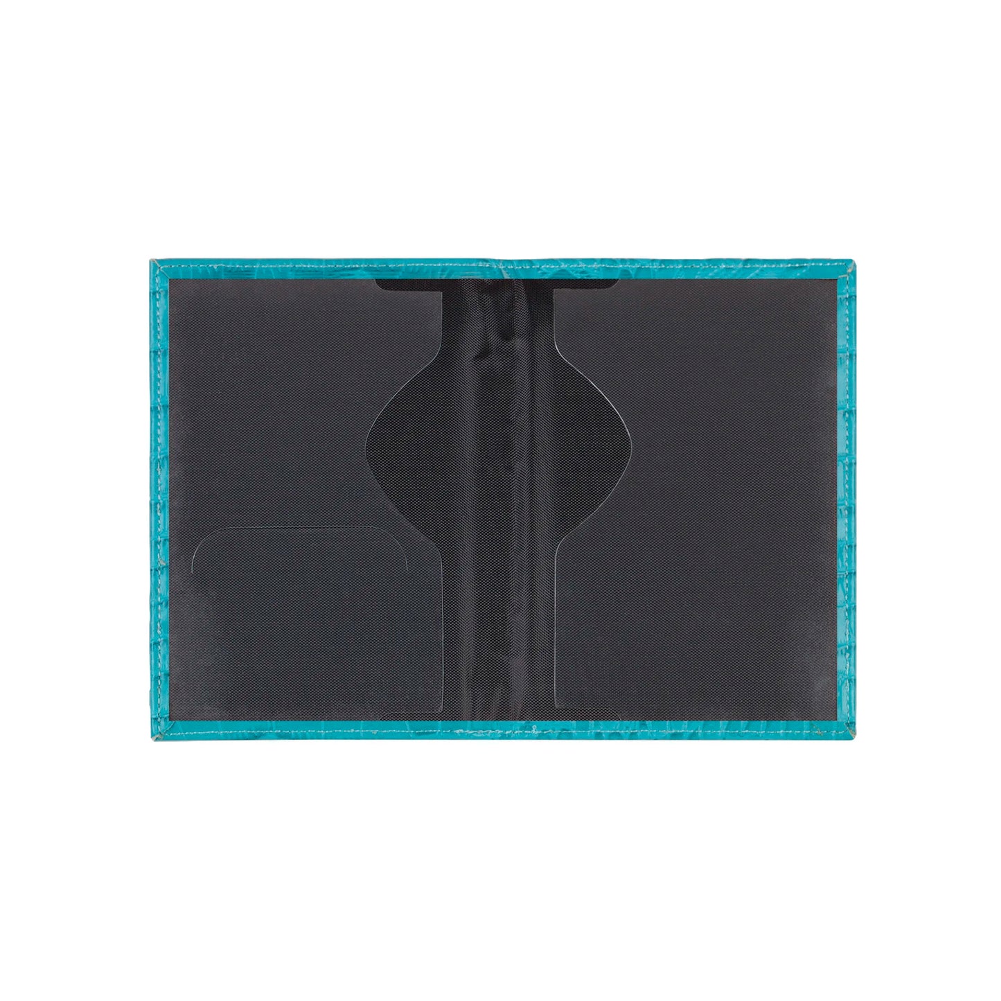 Crocodile PU Leather Passport Holder – Slim Minimalist Travel Wallet for Men & Women