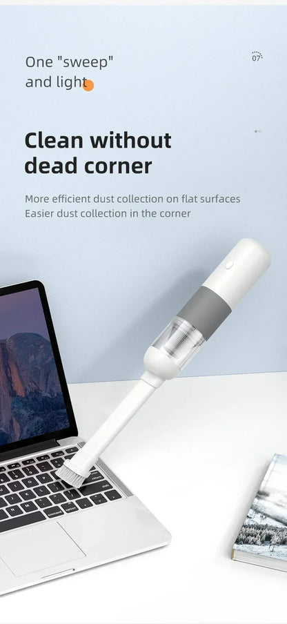3-in-1 Wireless Car Vacuum Cleaner – Portable Mini Handheld Dust Catcher for Auto Interior Cleaning