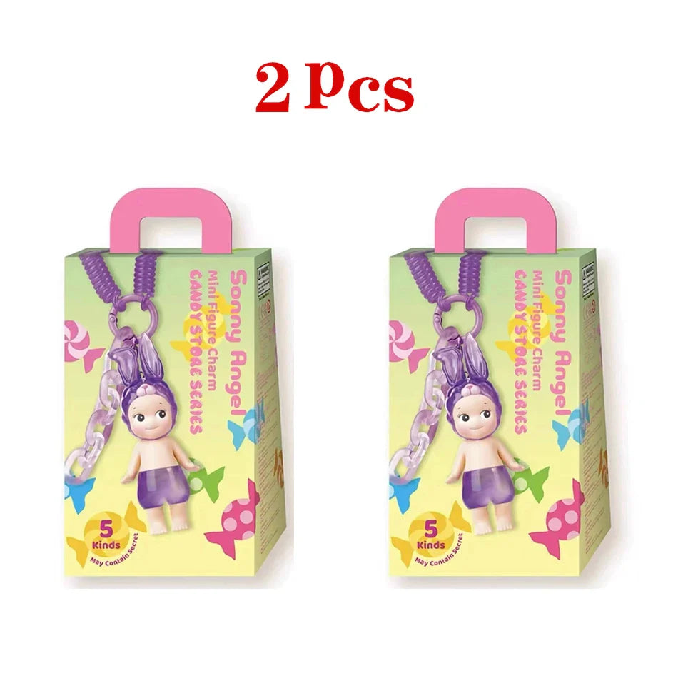 Candy House Angel Keychain Blind Box – Handmade Cartoon Doll Pendant & Mystery Gift