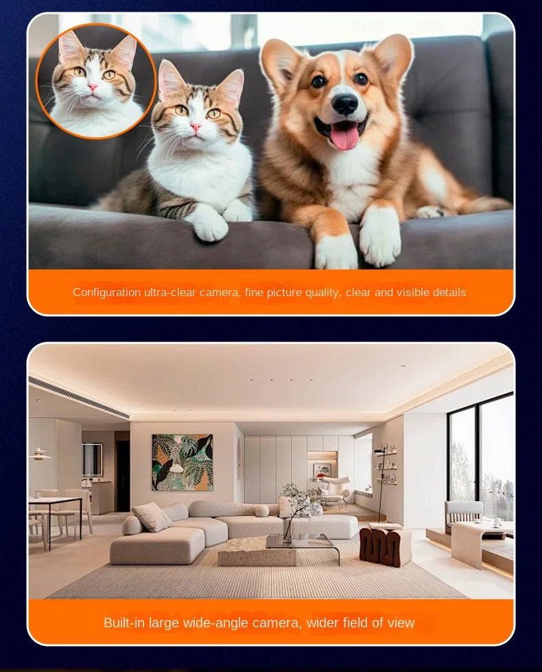 1080P HD WiFi PTZ IP Camera – Smart Home Security Robot with Auto Tracking for Baby & Pet Monitoring