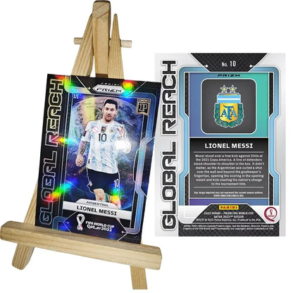 Panini DIY Star Football Card – Messi & Ronaldo Collectible, Homemade Gift for Christmas & Birthday