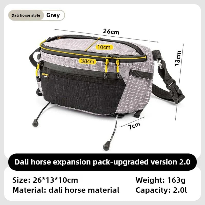 HIKEMAN Waterproof Outdoor Hiking Chest Bag – Large Capacity Crossbody Pack for Cycling, Camping & Travel