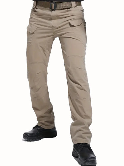 Men's Outdoor Tactical Pants — Multi-Pocket, Water-Repellent, Wear-Resistant Hiking & Sweatpants