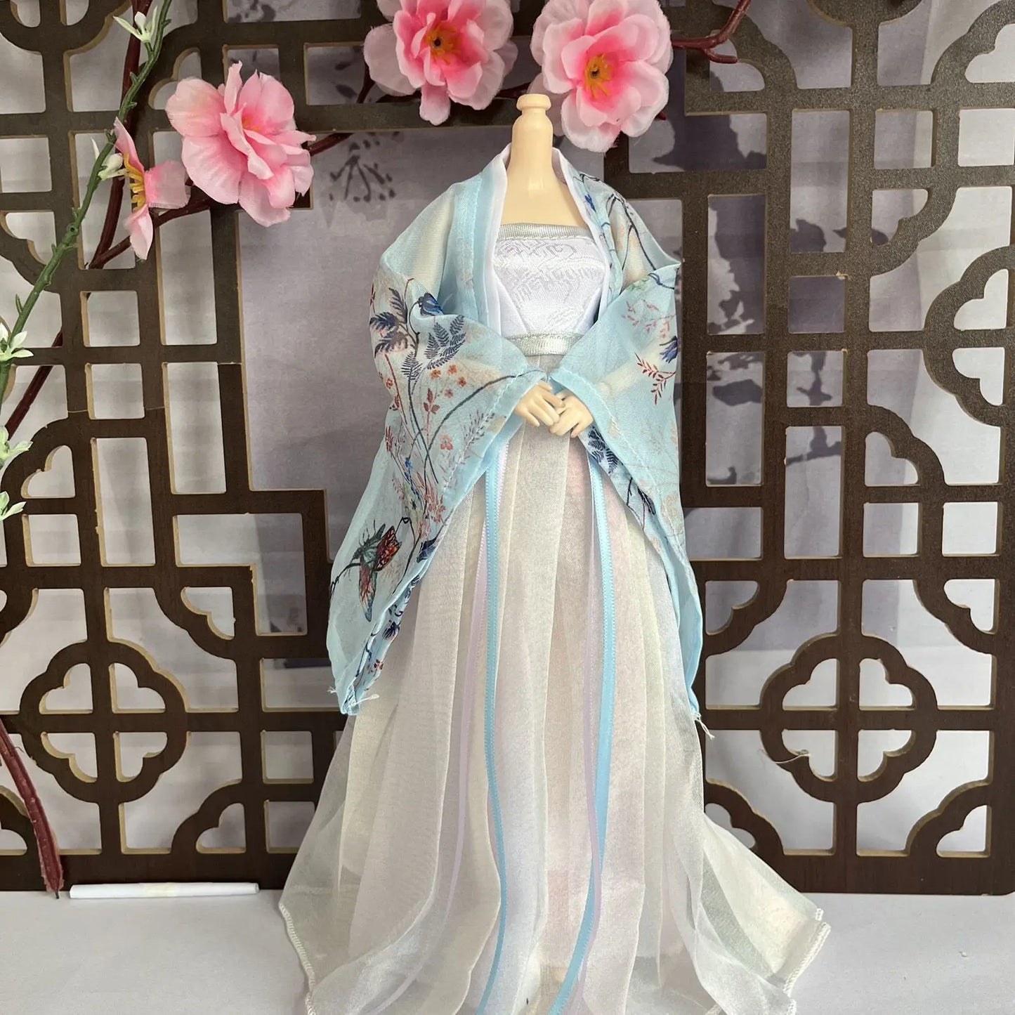 Fashion 1/6 Doll Clothes Set – 30cm Male & Female BJD Antique Couple Hanfu Outfit, Doll Accessories (No Doll)