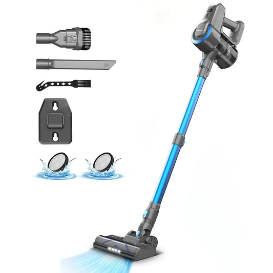YISORA N300 Cordless Upright Vacuum Cleaner - 20Kpa Ultra Lightweight Stick Vacuum for Carpet, Hard Floor, Car, and Pet Hair