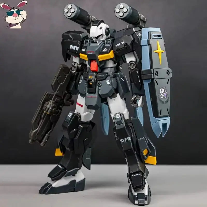 RX-81 G-Line HG 1/144 Black Mech Model Kit – Assembly Action Figure Toy & Desktop Decoration