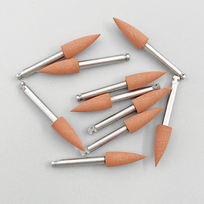 WELLCK Dental Silicone Grinding Heads – 12/10pcs Teeth Polisher for Low-Speed Dental Tools & Lab Use