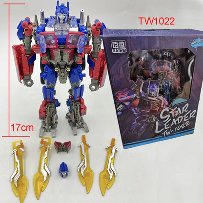 Baiwei Shockwave Transformation Toys – Sentinel Prime TW1024, Ironhide TW1026 & Bumblebee TW1025 Robot Figures TW1028/TW1030