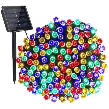 Solar Outdoor String Lights - Waterproof 8-Mode Twinkle Fairy Lights for Christmas, Garden, Wedding & Holiday Decor