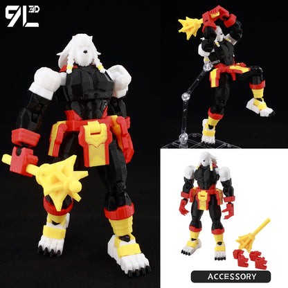9L3D Superman & Batman Action Figures – Multi-Jointed Poseable LUCKY13 Titan13 Collectible Hero Toys