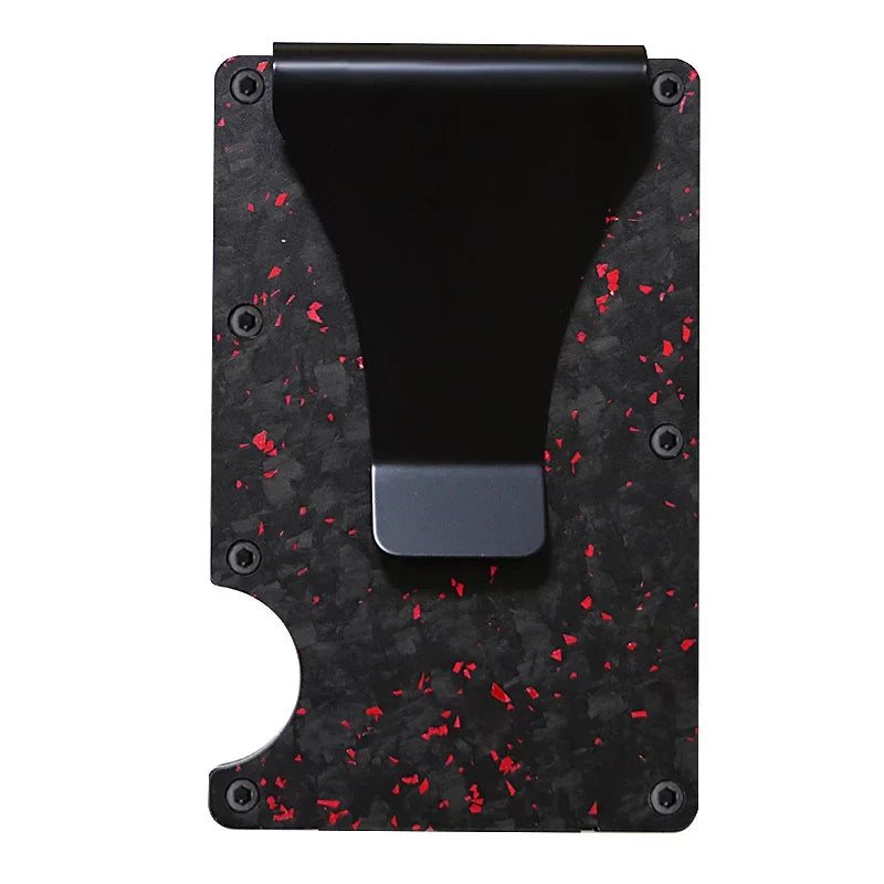 RFID Blocking Metal Wallet – Slim Aluminum Credit Card Holder & Money Clip for Business and ID, 2024 All Colors