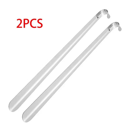 52cm Extra Long Stainless Steel Shoehorn – Silver Metal Shoe Remover and Lifter Aid Tool