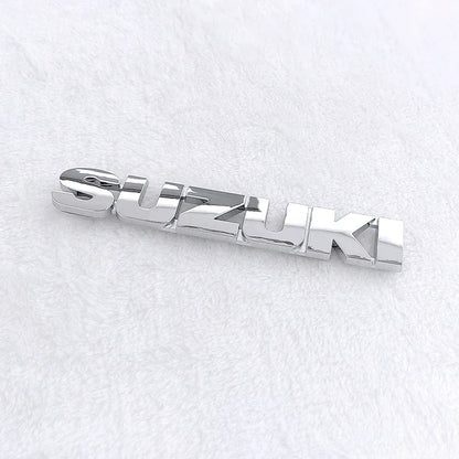3D ABS Car Rear Badge Sticker – Emblem Decoration for Suzuki Swift, Sport, Jimny, Grand Vitara, Alto, SX4, Alivio & Samurai
