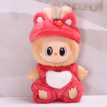 New Hot 2.0 Labubu Doll Outfit — Have A Seat Series Macaron The Monsters Vinyl Doll Clothes & Cap Accessories