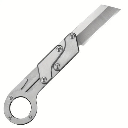 Creative Outdoor Folding Knife – Full Steel Sharp & Durable Blade for Camping, Barbecue, Mountaineering, Survival & Box Opening