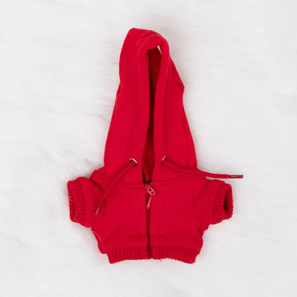 15/17cm Labubu Doll Hooded Zipper Sweatshirt Outfit Set – Stylish Ropa Accessories