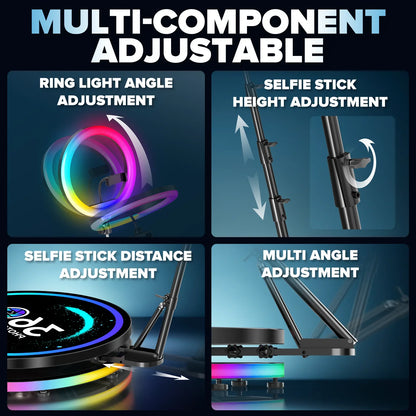 360° Rotating Photo Booth Machine – Portable Automatic Selfie Booth with App Control for Parties & Events