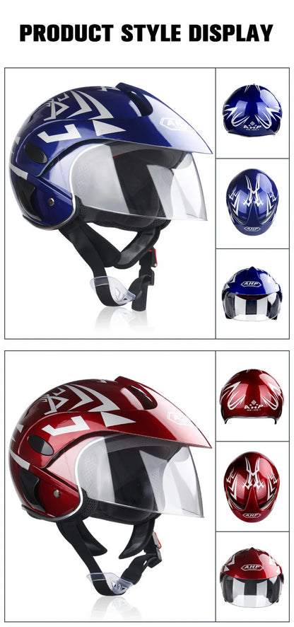 Child Motorcycle Helmet (3-9 Years) – ABS Unisex Safety Motocross & ATV Cross Helmet for Bicycle & Downhill Riding