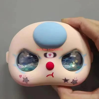 In-Stock 400% Baby Three Vinyl Faces — High-Quality Handmade Angry Expression Replacement Accessory for Dolls