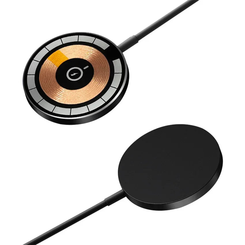 100W Magnetic Wireless Charger Pad — Fast PD Charging for iPhone 15/14/13 Pro Max, AirPods & MacSafe Portable Station