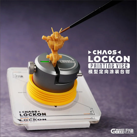 GZS Studio CHAOS Rotatable Painting Vise – 30°/60° Magnetic Base for Model Building & Hobby Tools