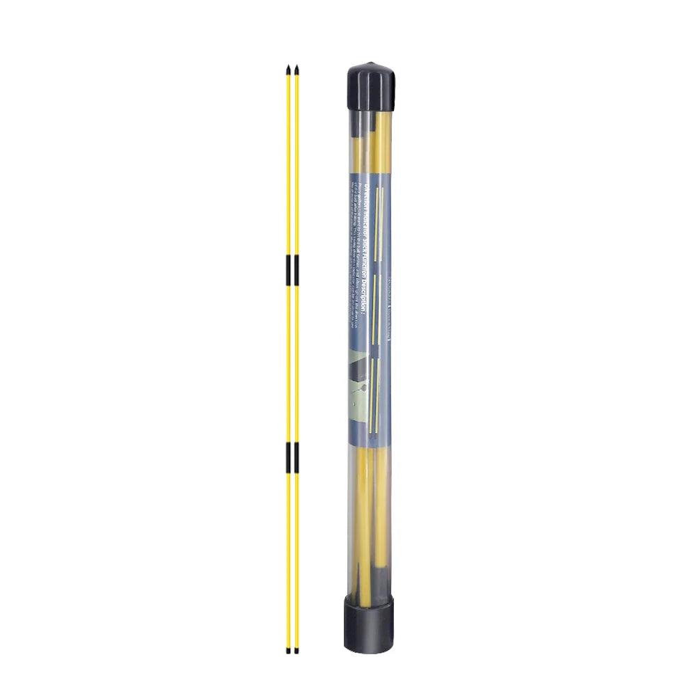 Golf Swing Training Alignment Sticks – 2 Sets 48” Collapsible Practice Rods in 5 Colors