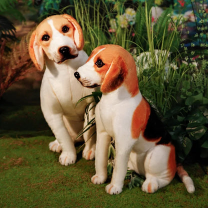 45-65cm Realistic Beagle Plush Toy - Stuffed Dog Doll, Gift, Home Decor & Pet Store Mascot