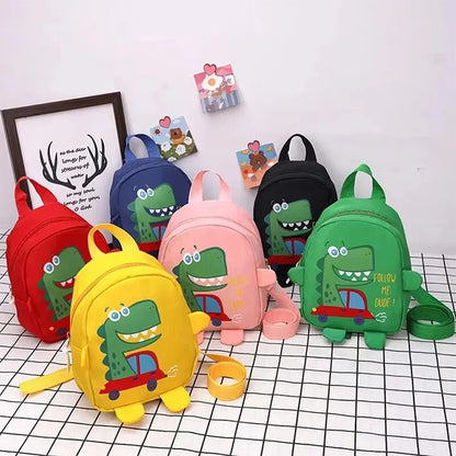 Cute Cartoon Dinosaur Kids Backpack – Anti-Lost Toddler School Bag for Kindergarten & Preschool
